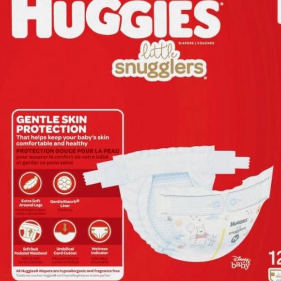huggies Other 64 Huggies Newborn Diapers 2 Nib 4oz Comforts Creamy